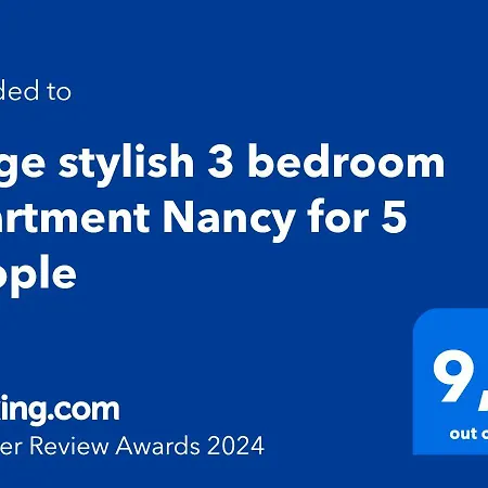Apartment Comfortable 3 Bedroom Nancy